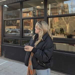 American Eagle Quilted Puffer Jacket